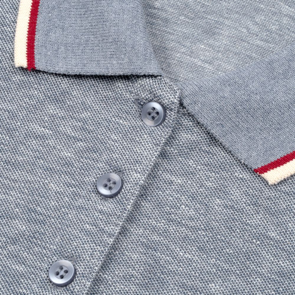 Рубашка поло мужская Paname Men, голубой меланж / Миниатюра WWW (1000)