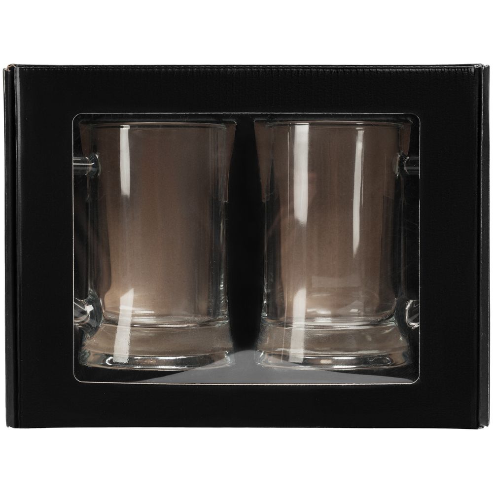 Набор из 2 пивных кружек Bottoms Up / Миниатюра WWW (1000)