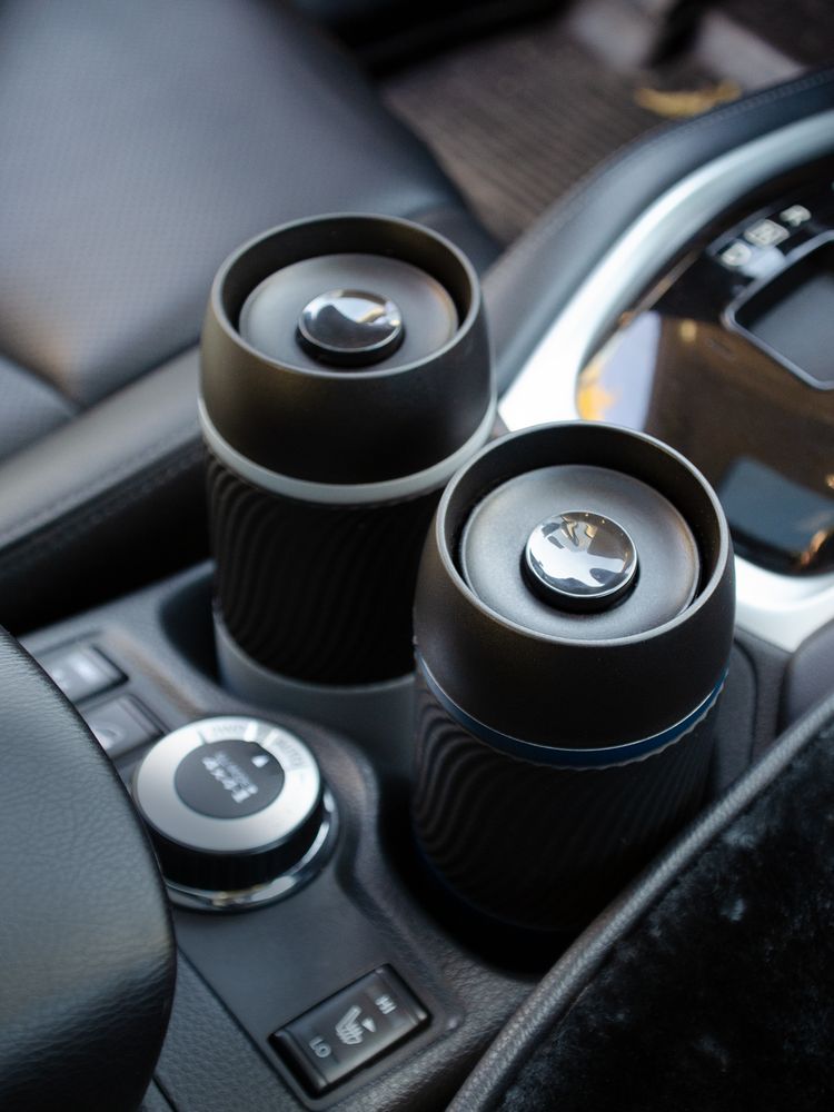 Термостакан Hub, темно-синий / Миниатюра WWW (1000)