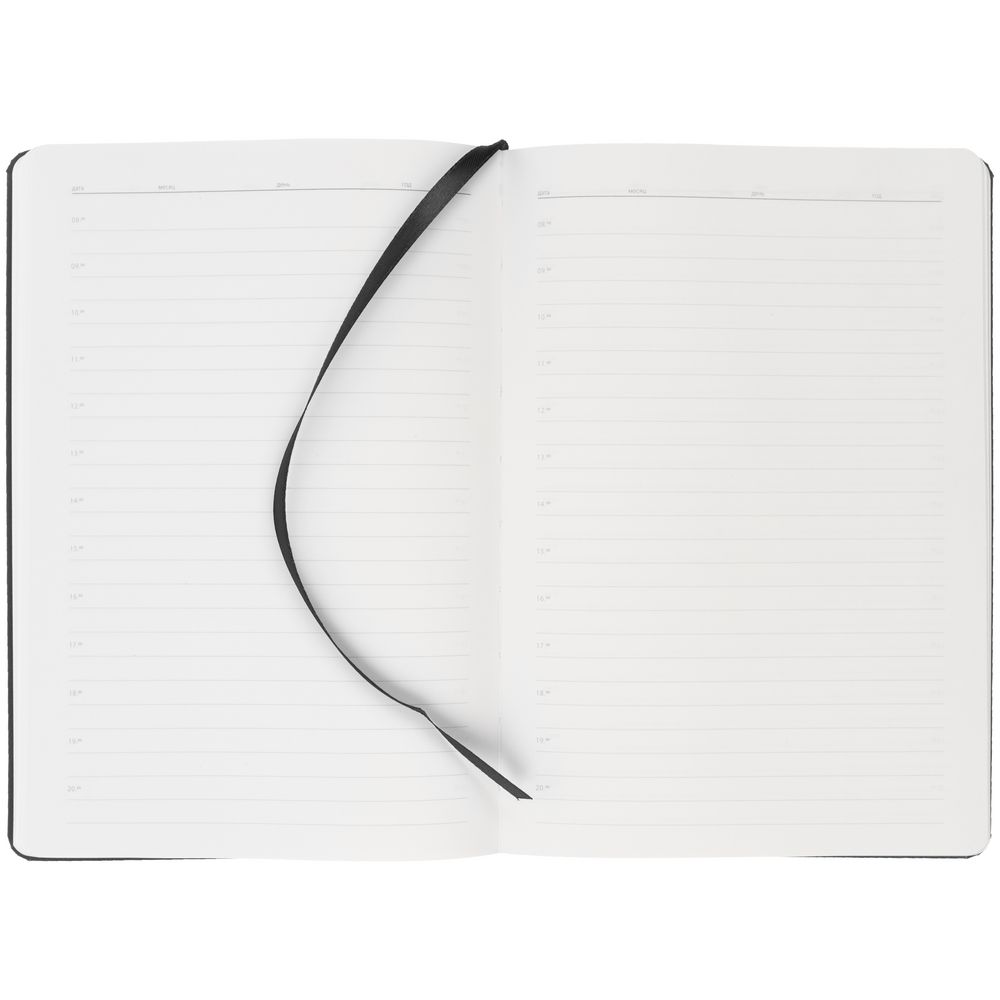 Ежедневник Eversion, недатированный, черный / Миниатюра WWW (1000)