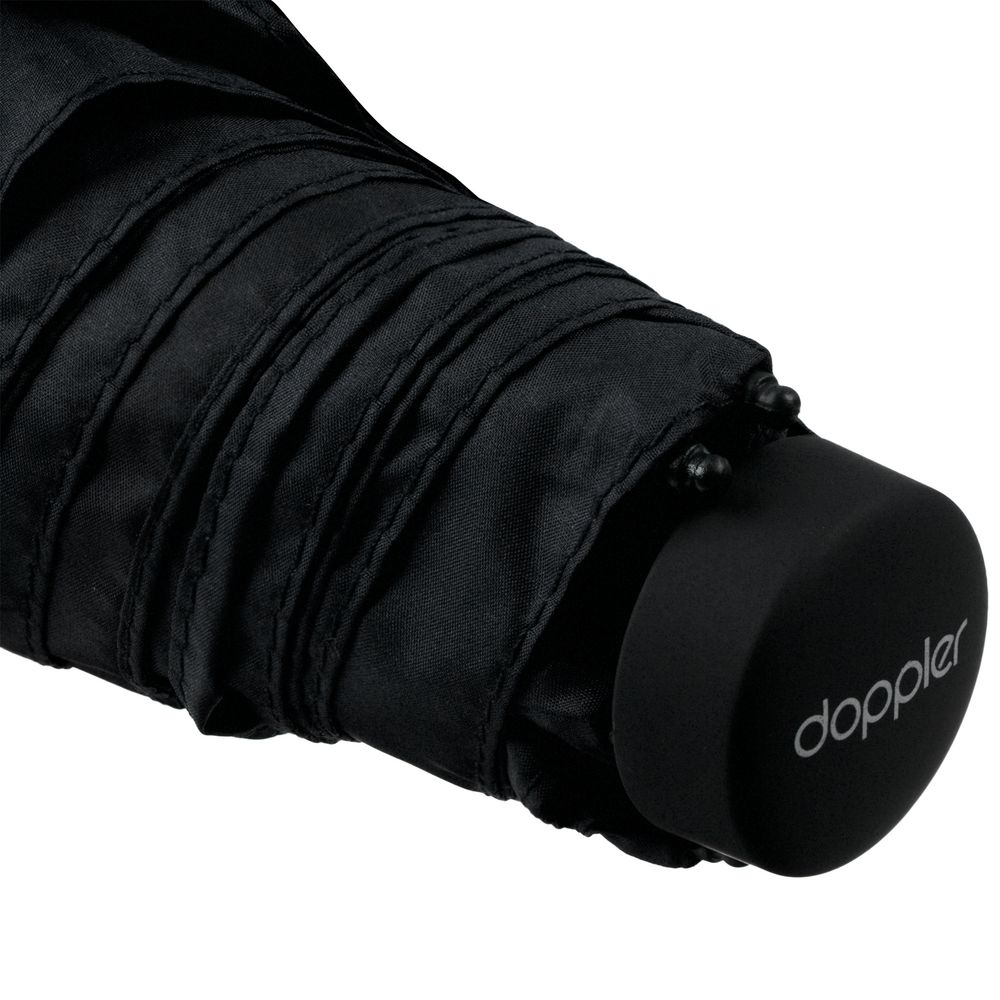 Зонт складной Zero Large, черный / Миниатюра WWW (1000)