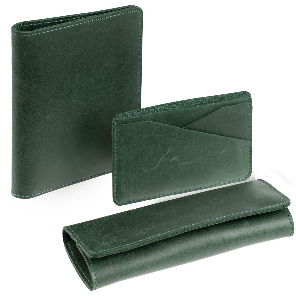 Чехол для карточек inStream, зеленый / Миниатюра WWW (1000)