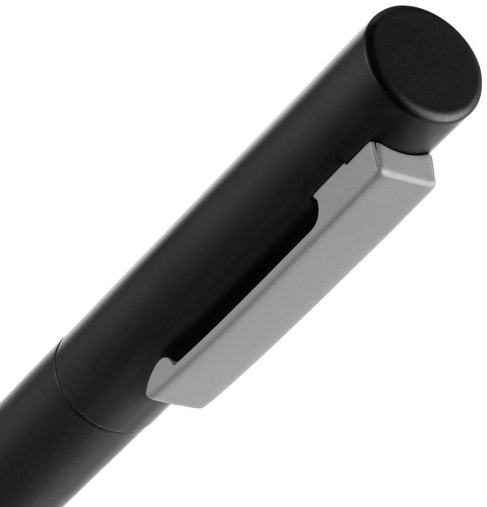 Ручка шариковая Inkolor, черная с серым / Миниатюра WWW (1000)