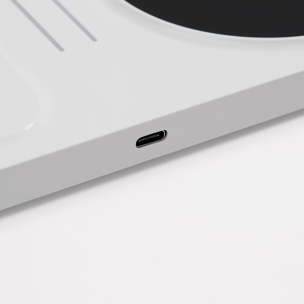 Беспроводное зарядное устройство с подогревом кружки Hot Task, белое / Миниатюра WWW (1000)