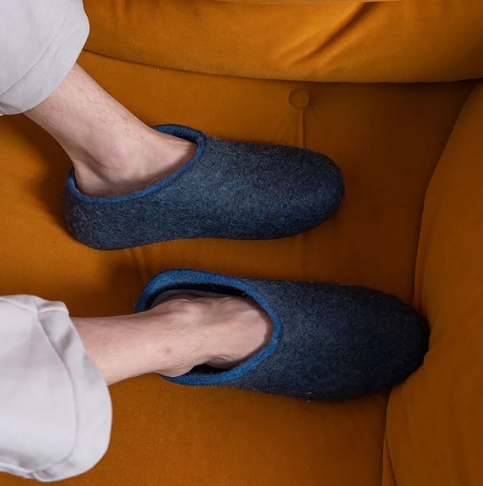 Домашние валенки Cant, темно-синие (индиго) / Миниатюра WWW (1000)