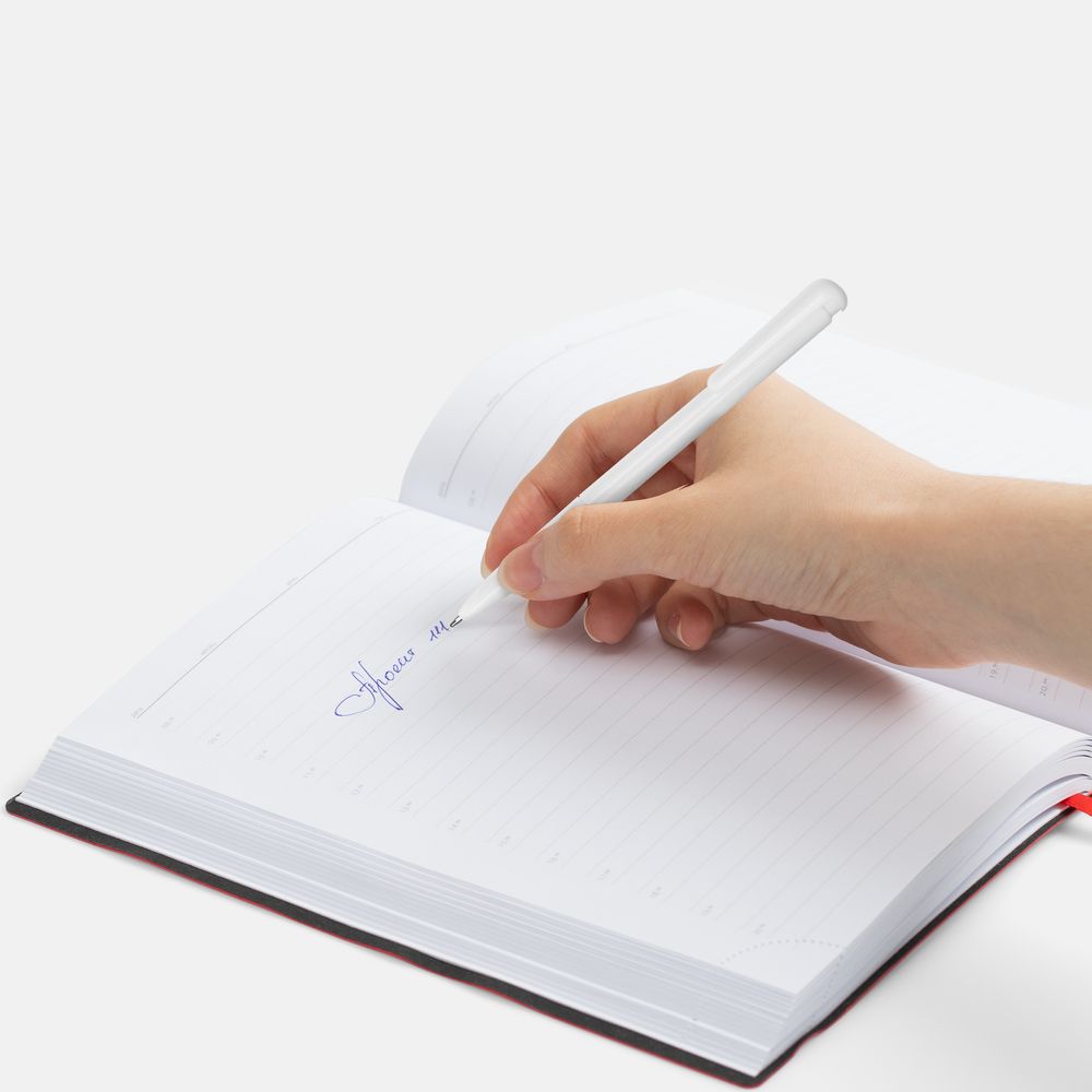 Ручка шариковая Penpal, белая / Миниатюра WWW (1000)