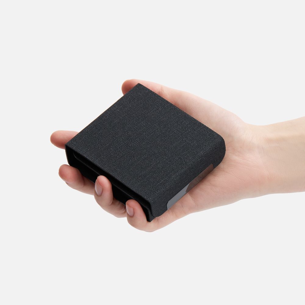 Складная станция беспроводной зарядки triFlex Light, черная / Миниатюра WWW (1000)