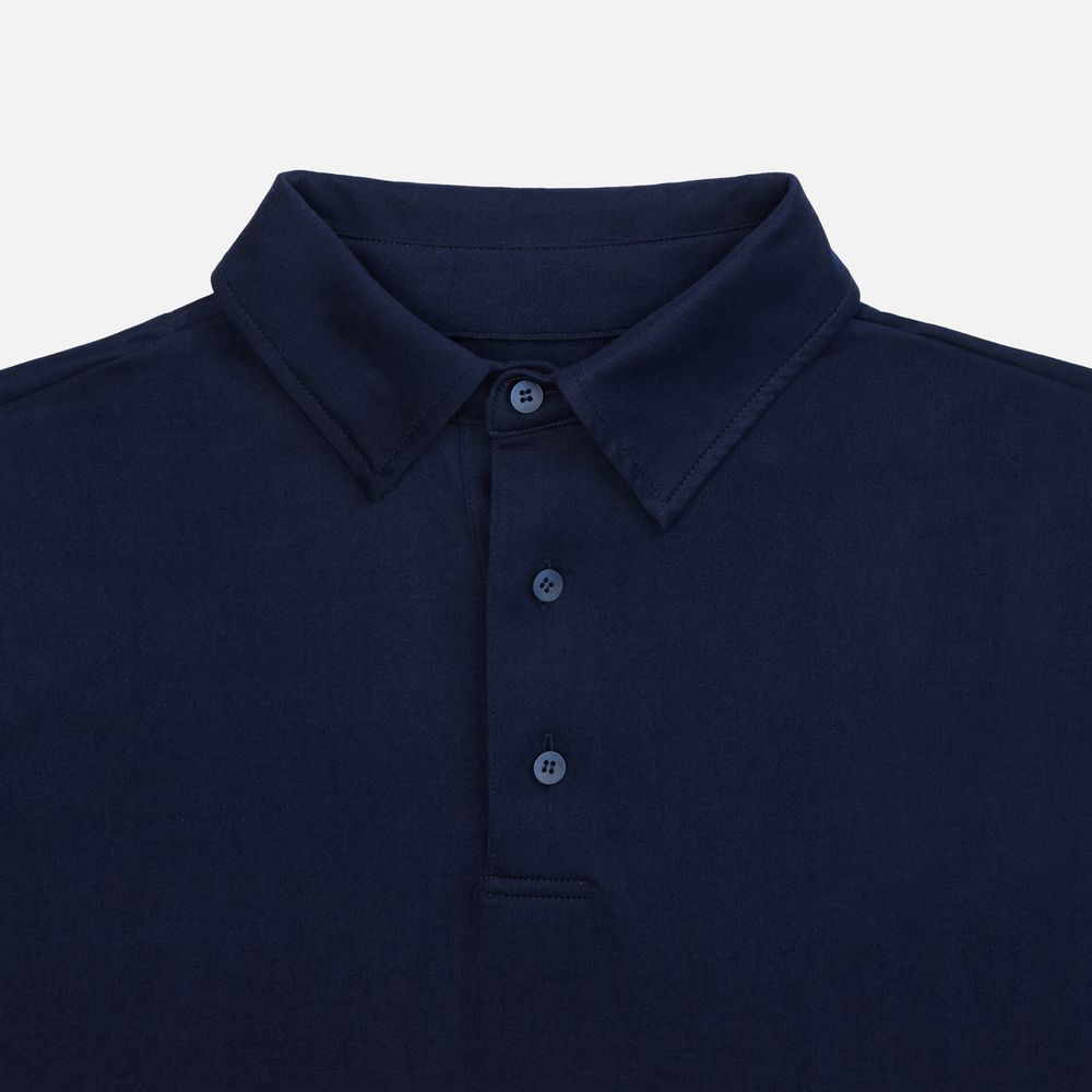 Рубашка поло унисекс Senti, темно-синяя / Миниатюра WWW (1000)