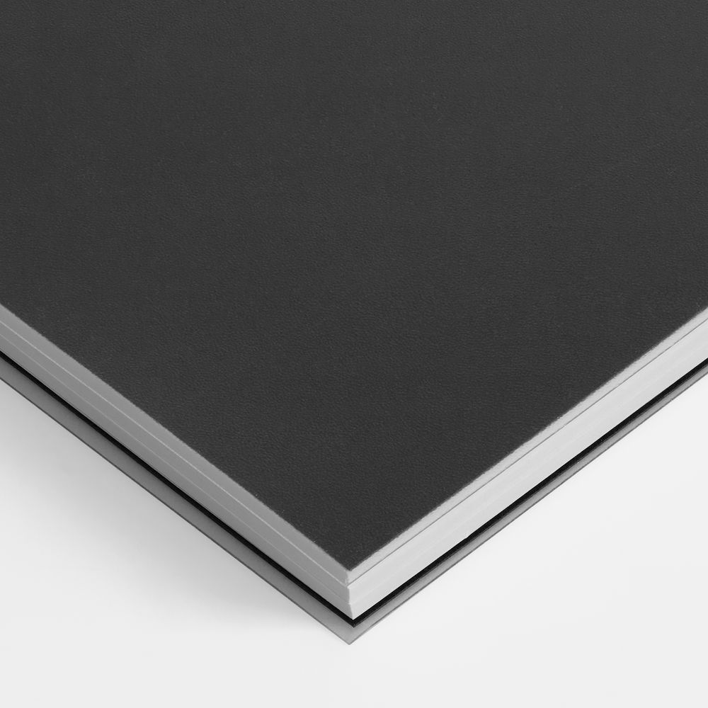 Блокнот на пружине Novalis, черный / Миниатюра WWW (1000)