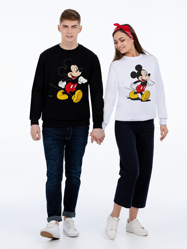 Толстовка «Микки Маус. Easygoing», белая / Миниатюра WWW (1000)