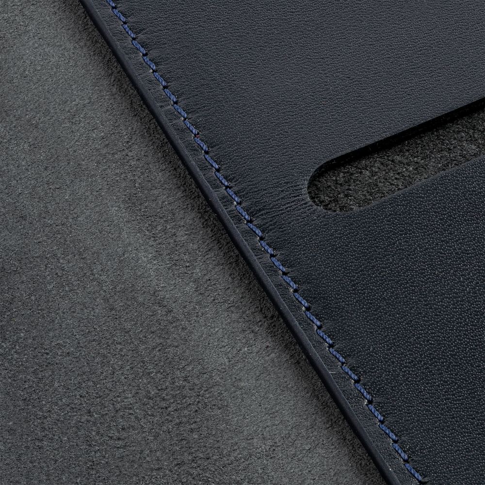 Ежедневник-портфолио Napoli, недатированный, синий / Миниатюра WWW (1000)