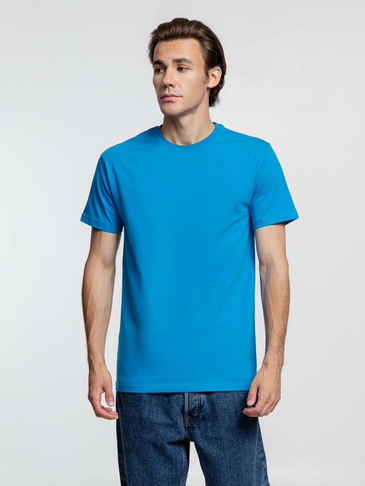 Футболка унисекс T-Bolka 160, бирюзовая / Миниатюра WWW (1000)