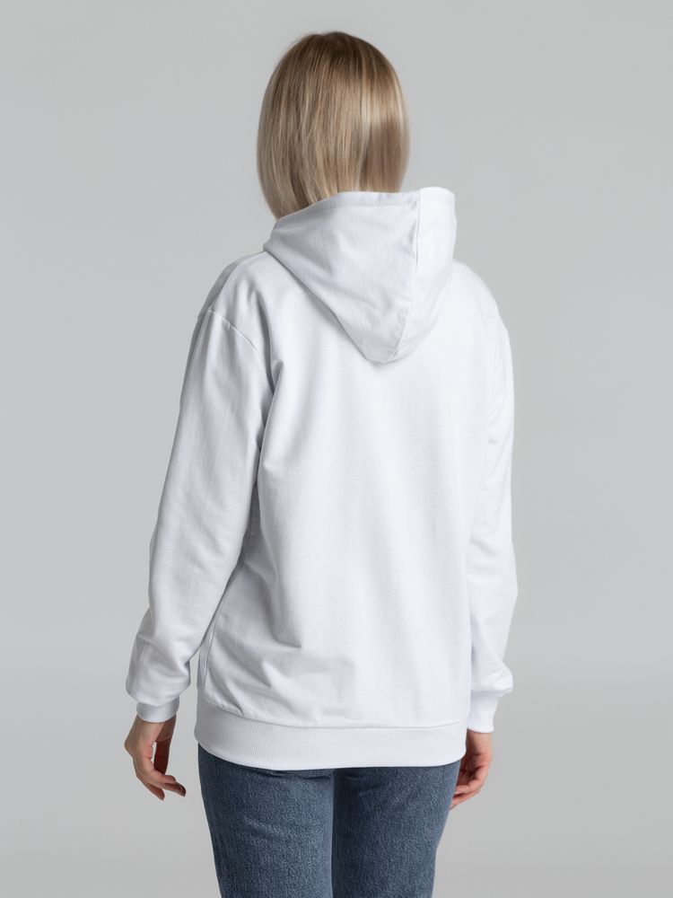 Толстовка на молнии с капюшоном Unit Siverga, белая / Миниатюра WWW (1000)
