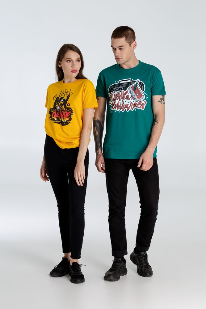 Футболка «Пленка кончилась», изумрудно-зеленая / Миниатюра WWW (1000)