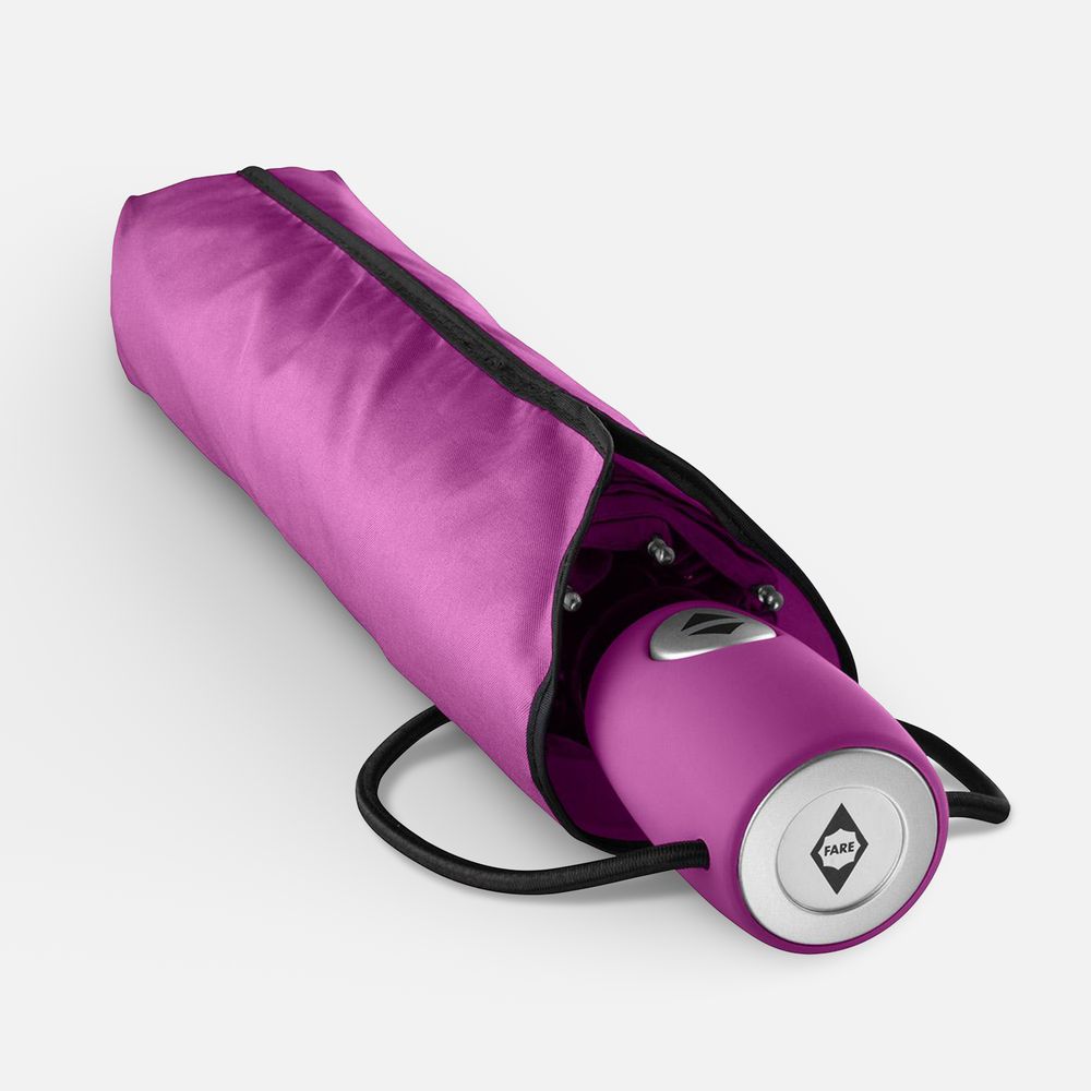 Зонт складной AOC, ярко-розовый / Миниатюра WWW (1000)