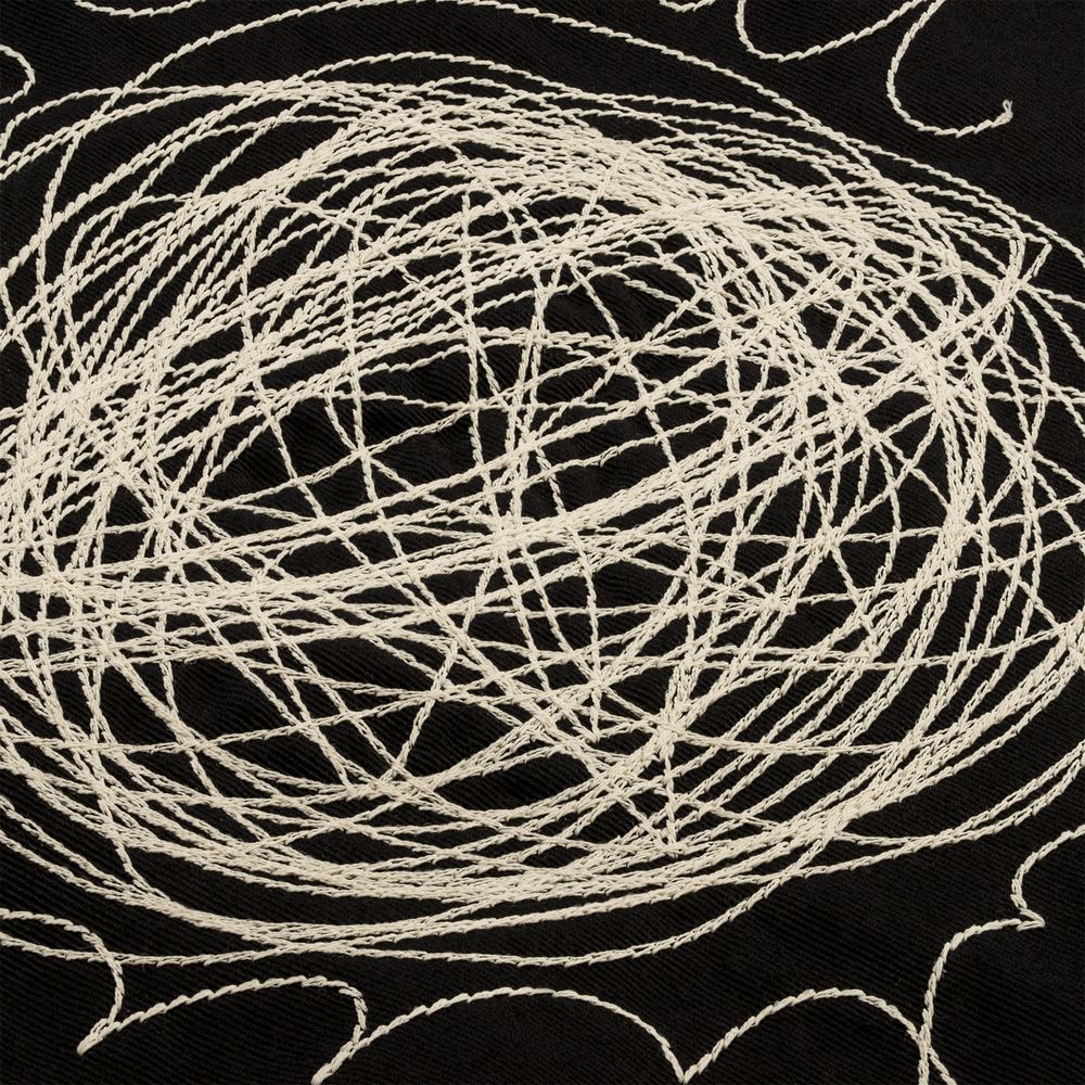 Холщовая сумка с вышивкой «Клубятся мысли», черная / Миниатюра WWW (1000)