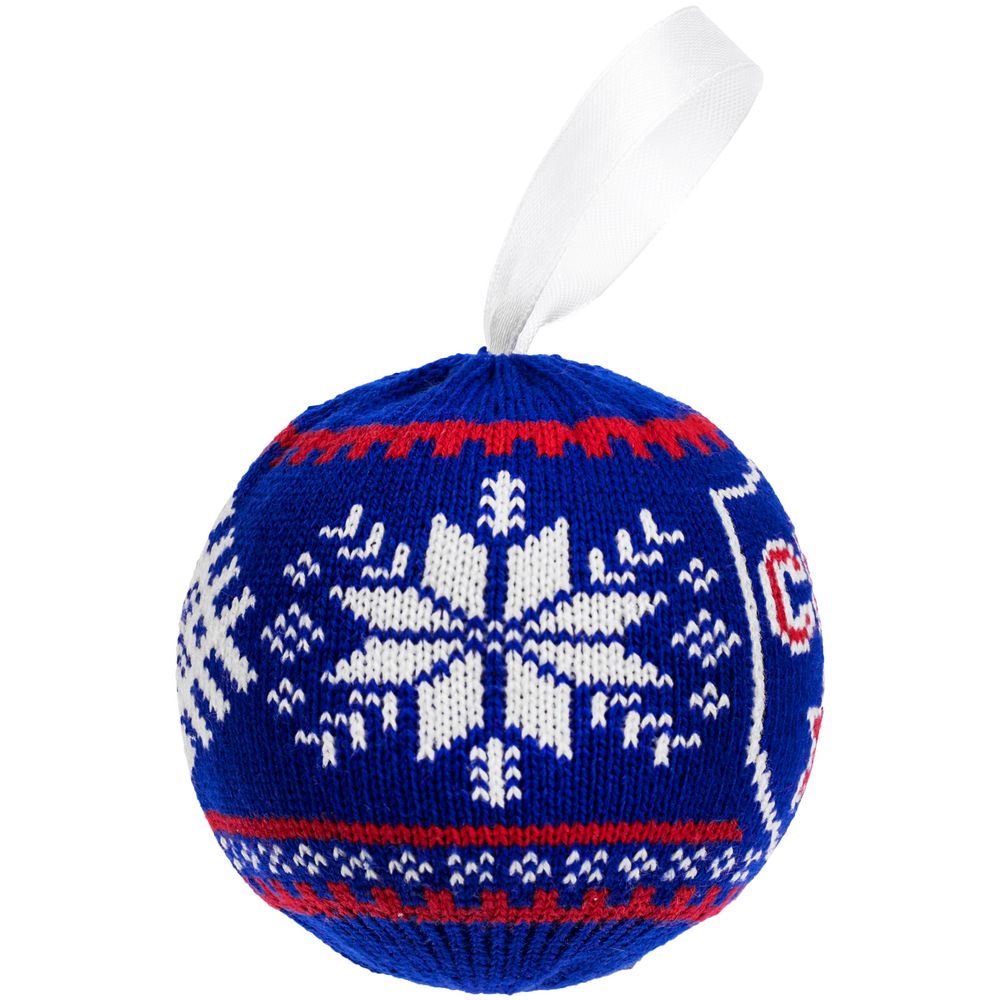 Шарик новогодний «СКА», синий / Миниатюра WWW (1000)
