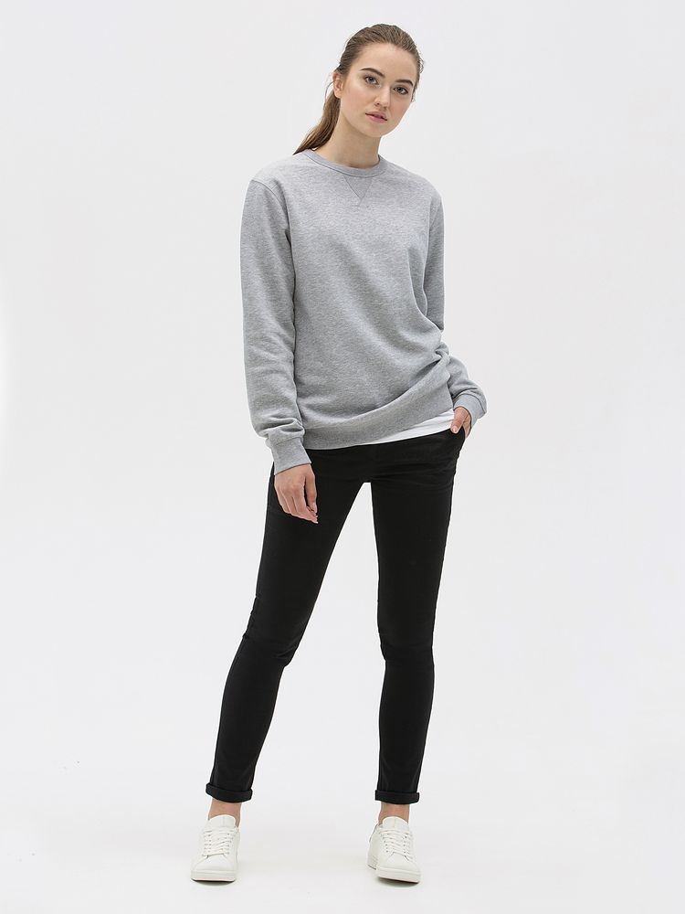 Толстовка унисекс Sully, серый меланж / Миниатюра WWW (1000)