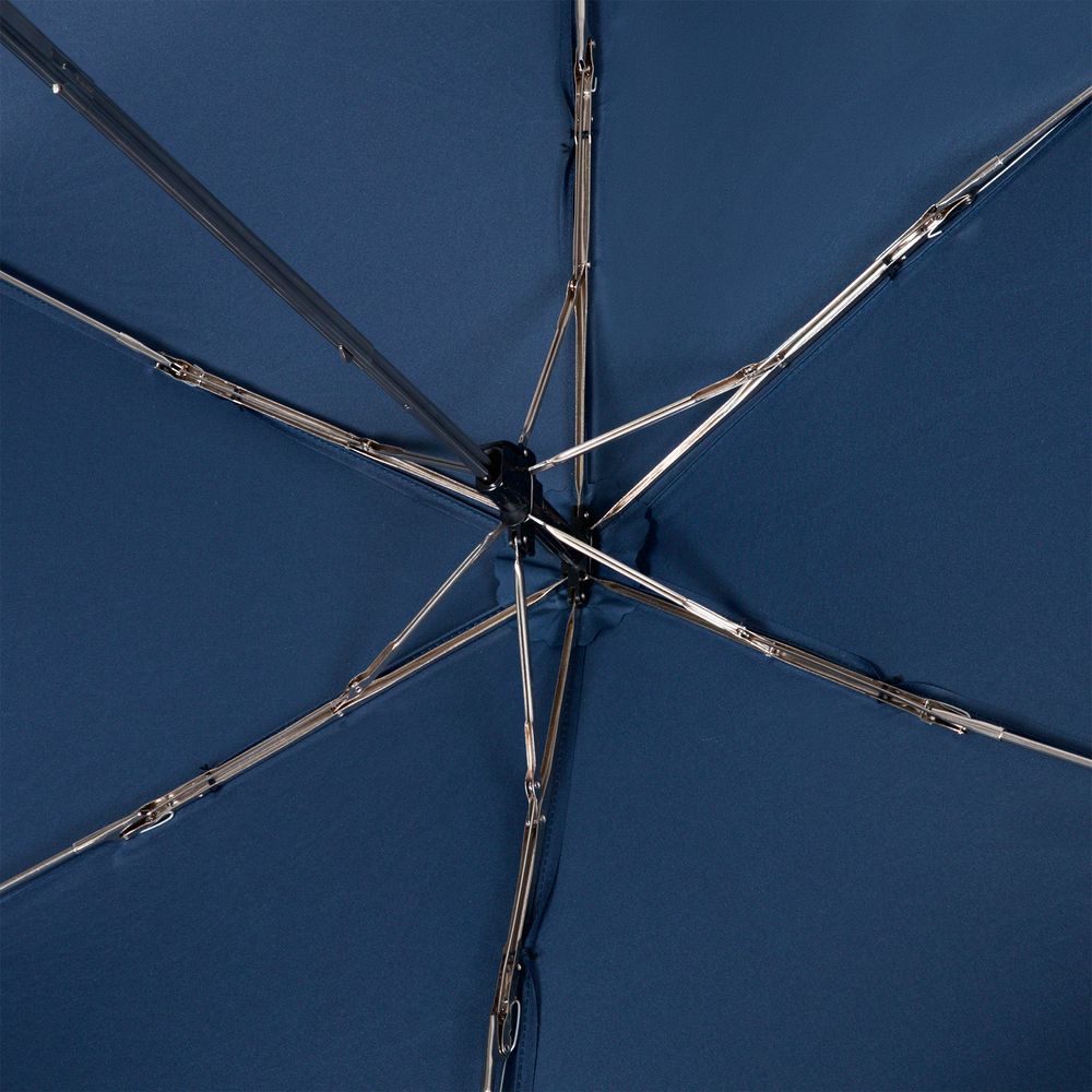 Зонт складной Carbonsteel Slim, темно-синий / Миниатюра WWW (1000)