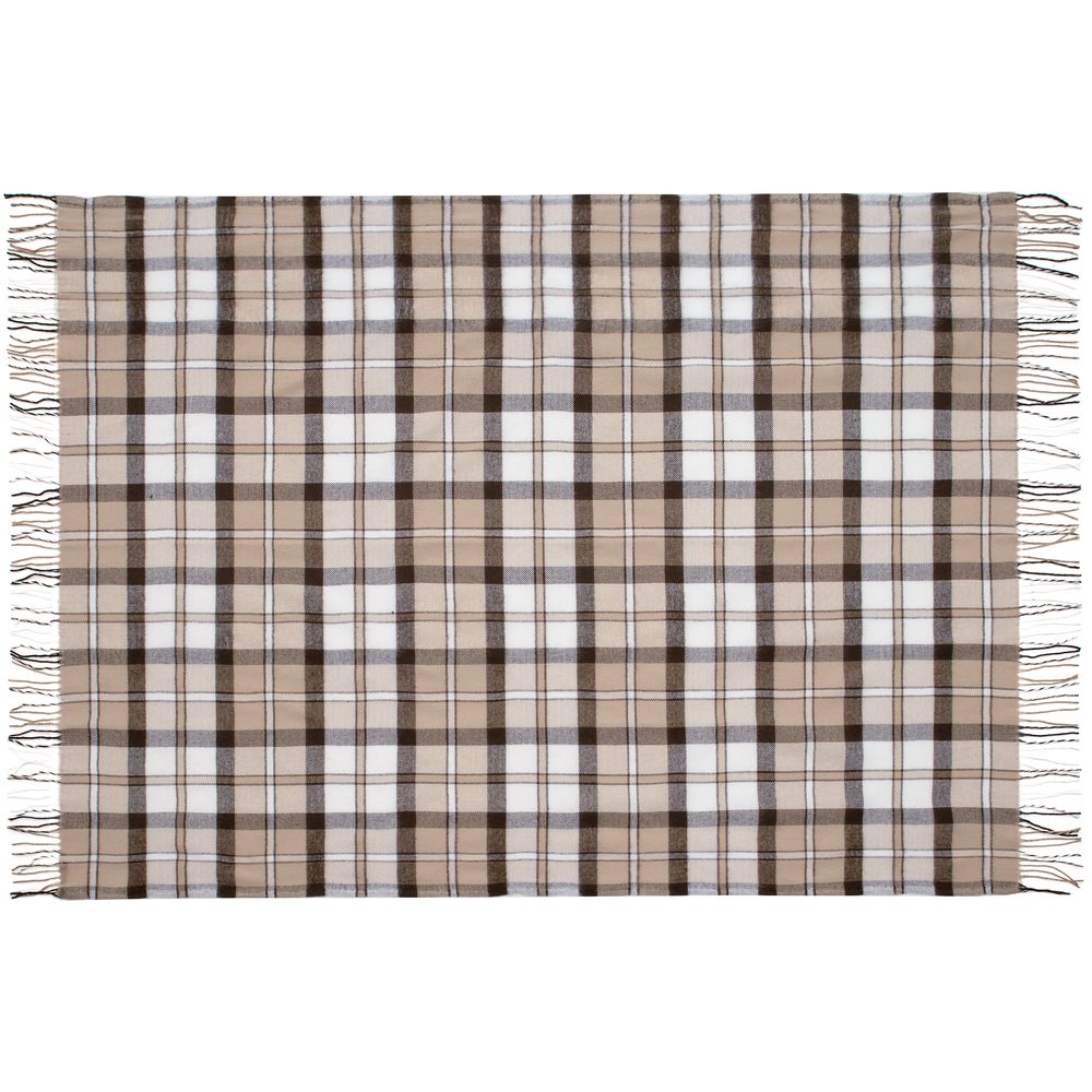 Плед Dublin, бежево-серый / Миниатюра WWW (1000)