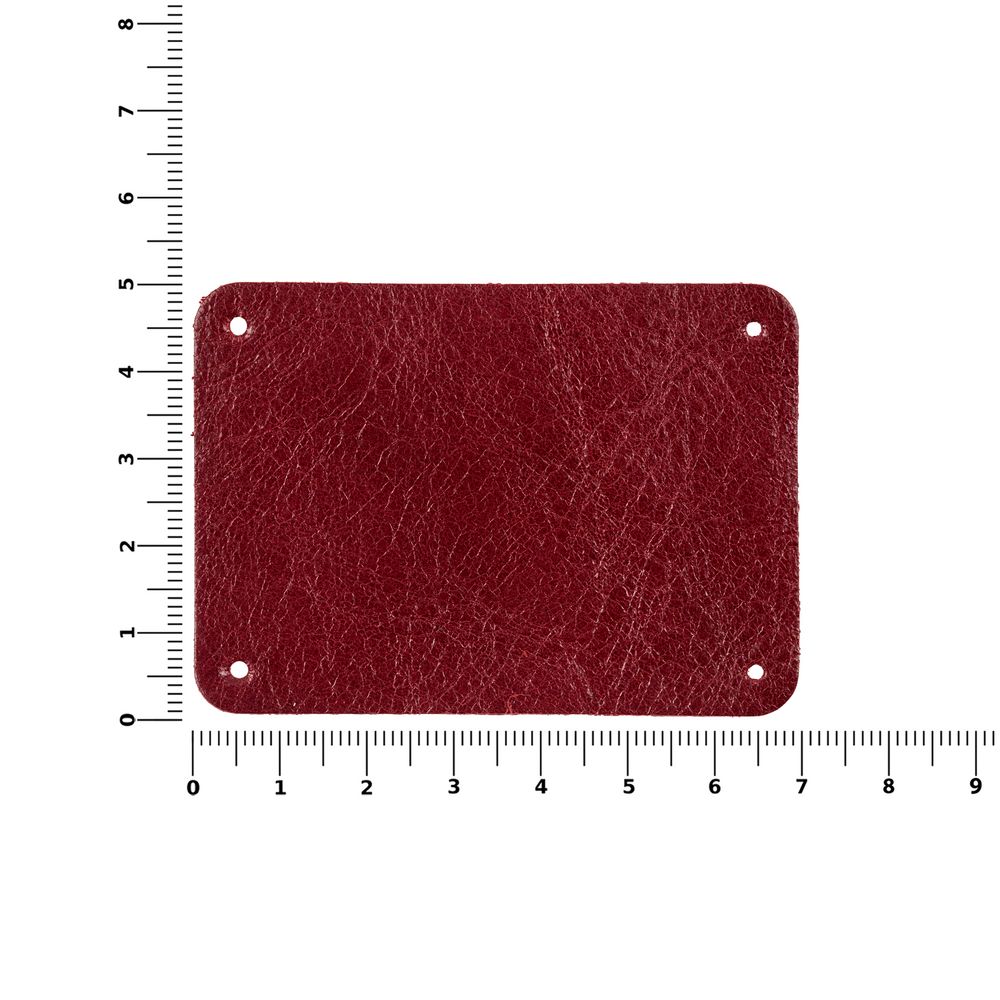 Лейбл кожаный Beta, XL, красный / Миниатюра WWW (1000)