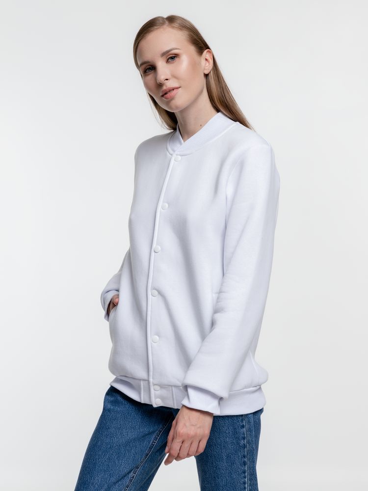 Бомбер Graduate, белый / Миниатюра WWW (1000)