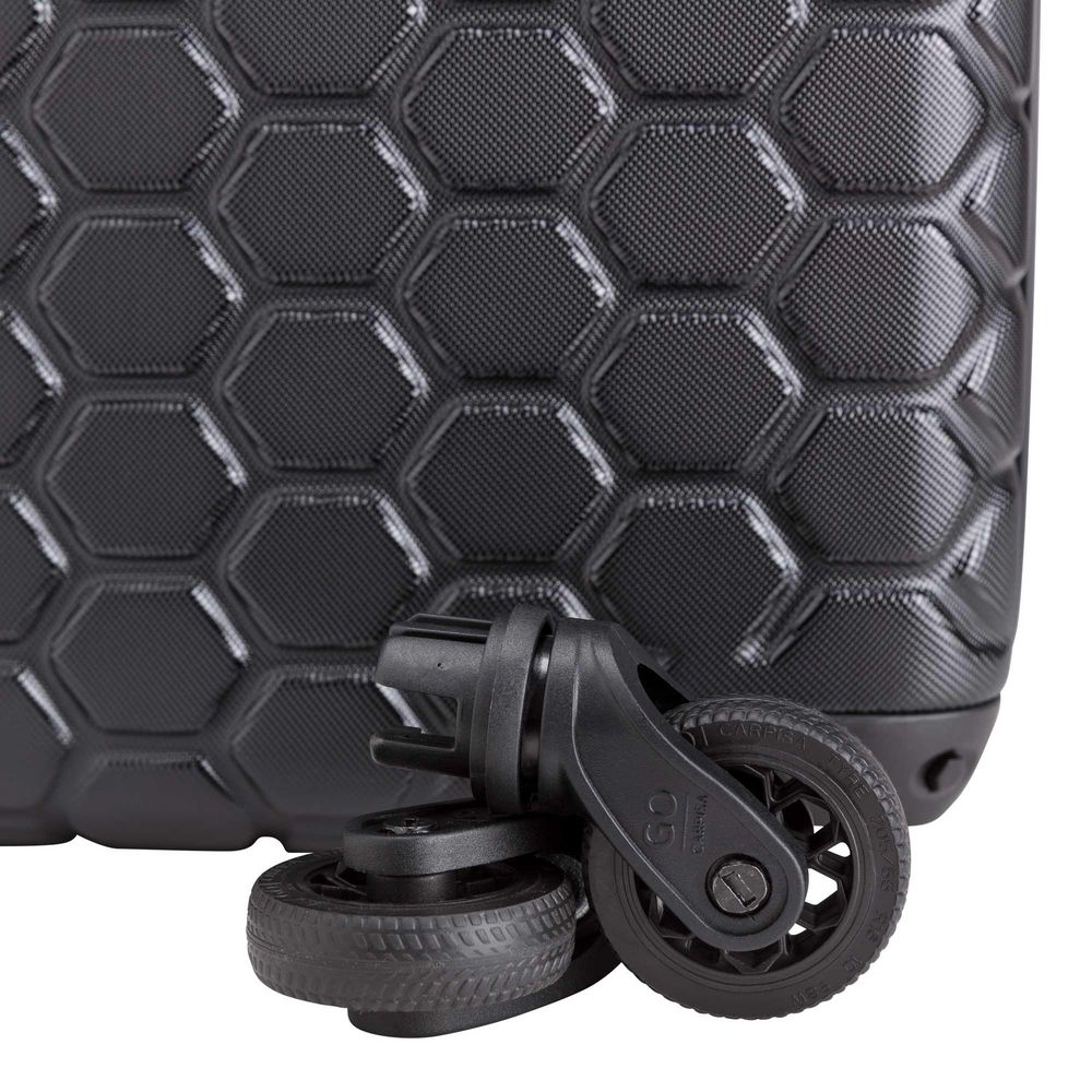 Чемодан Gotech S, черный / Миниатюра WWW (1000)