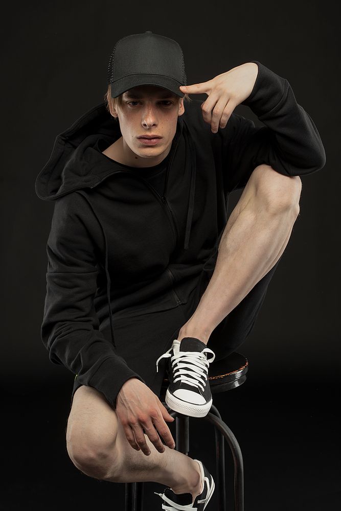 Бейсболка C3, черная / Миниатюра WWW (1000)