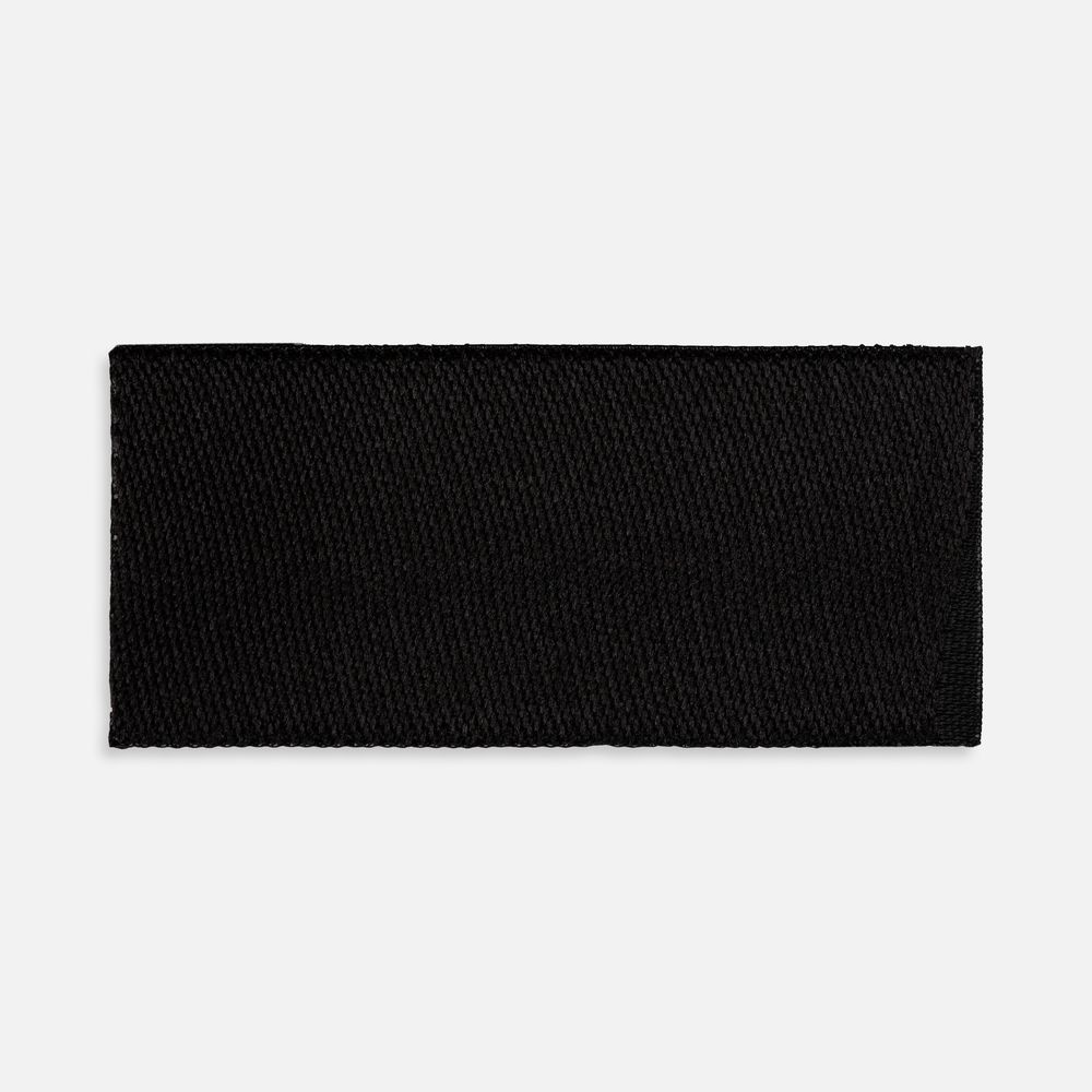 Лейбл тканевый Epsilon, XXS, черный