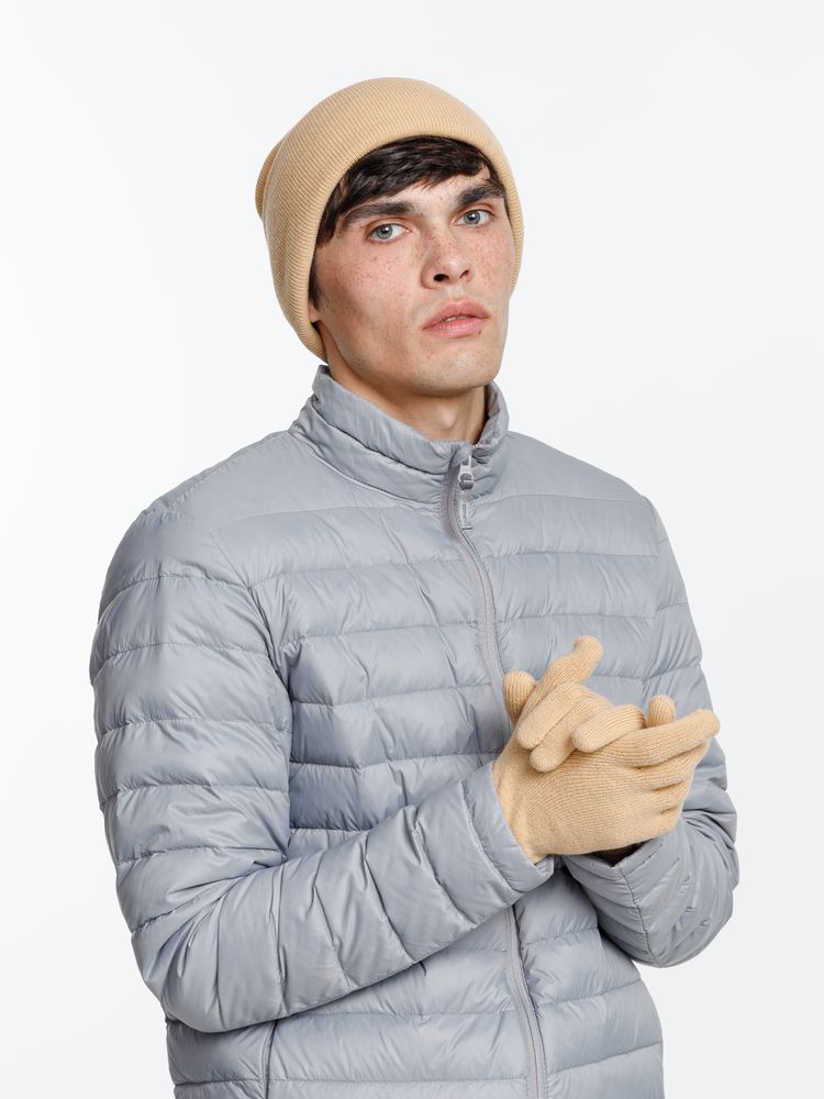 Шапка Urban Flow, бежевая / Миниатюра WWW (1000)