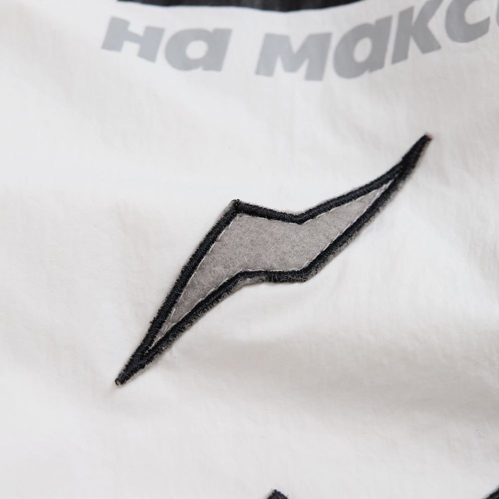 Шеврон из фетра Felt M, серый / Миниатюра нанесения (1000)