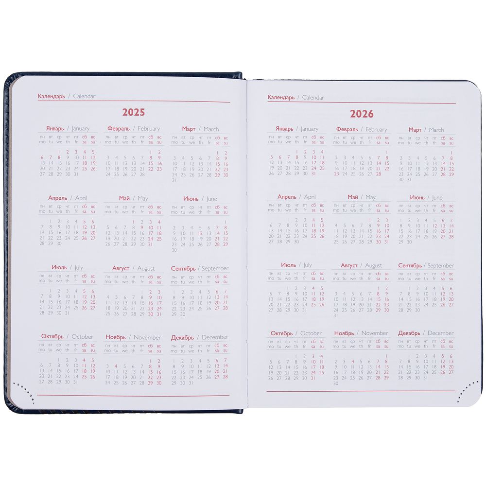 Ежедневник Faro Mini, датированный, синий / Миниатюра WWW (1000)