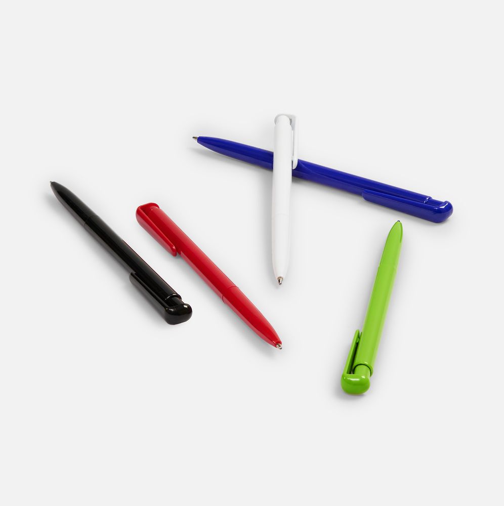 Ручка шариковая Penpal, белая / Миниатюра WWW (1000)