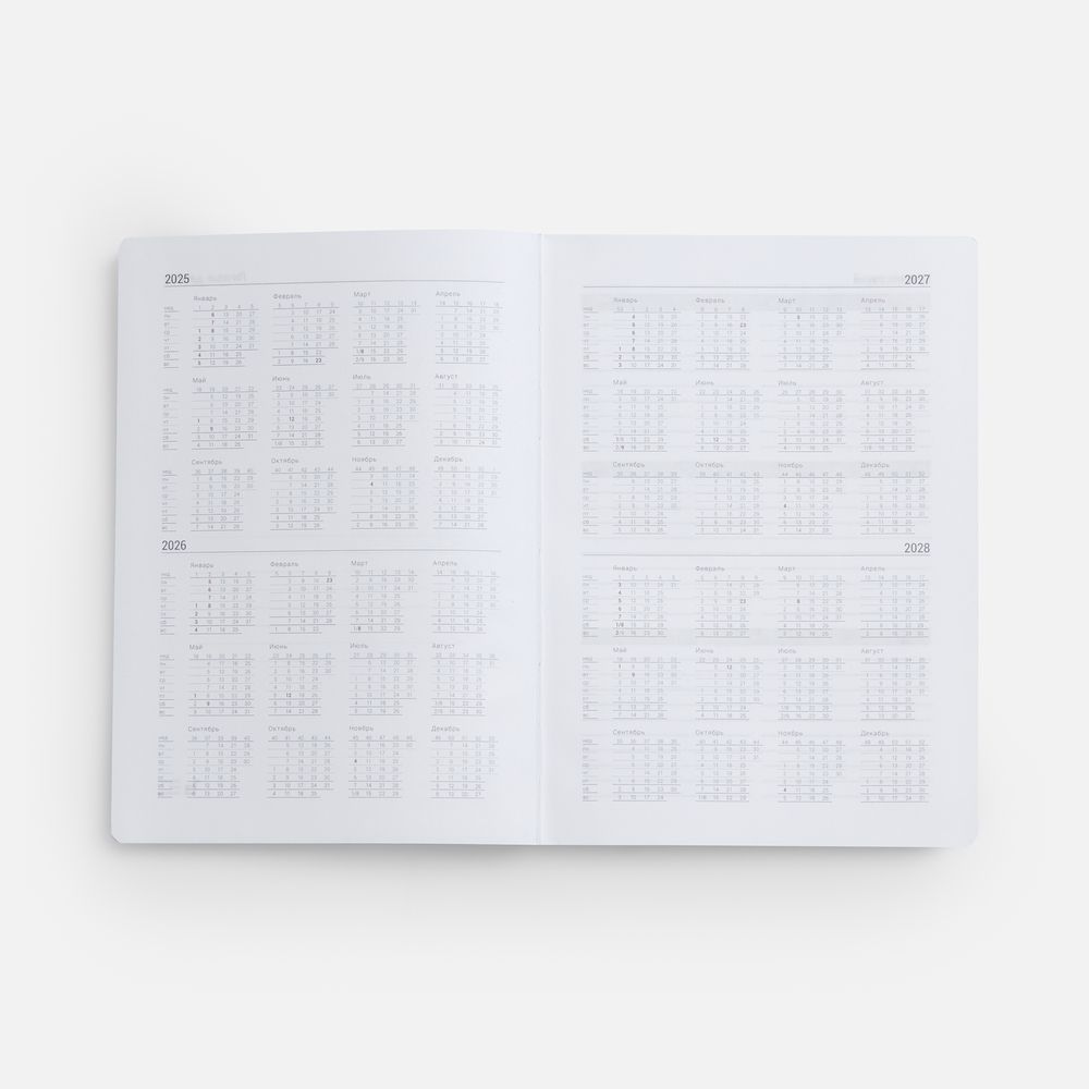 Ежедневник New Factor Metal, черный / Миниатюра WWW (1000)