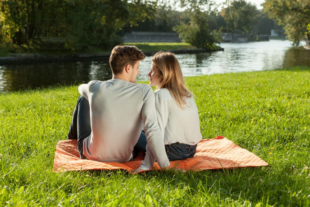 Плед для пикника Comfy, зеленый / Миниатюра WWW (1000)