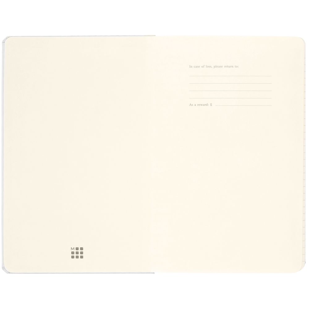 Записная книжка Moleskine Classic Large, в линейку, белая / Миниатюра WWW (1000)