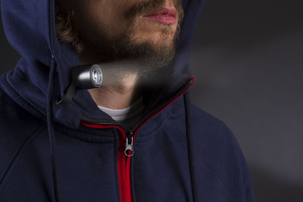 Фонарик Eco Run, серебристый / Миниатюра WWW (1000)