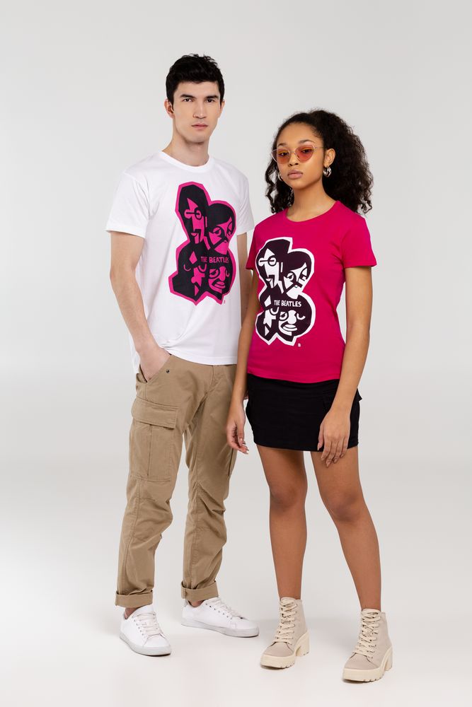 Футболка «Меламед. The Beatles», белая / Миниатюра WWW (1000)