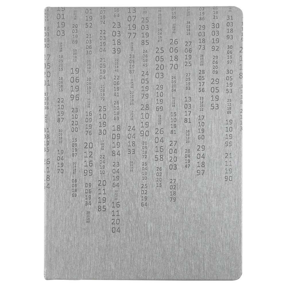 Ежедневник «Исторический», полудатированный, серебро / Миниатюра WWW (1000)