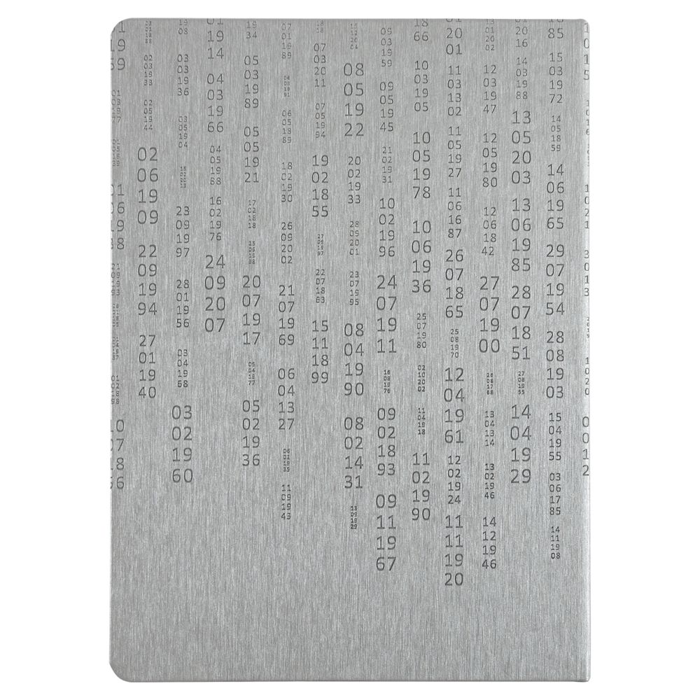 Ежедневник «Исторический», полудатированный, серебро / Миниатюра WWW (1000)