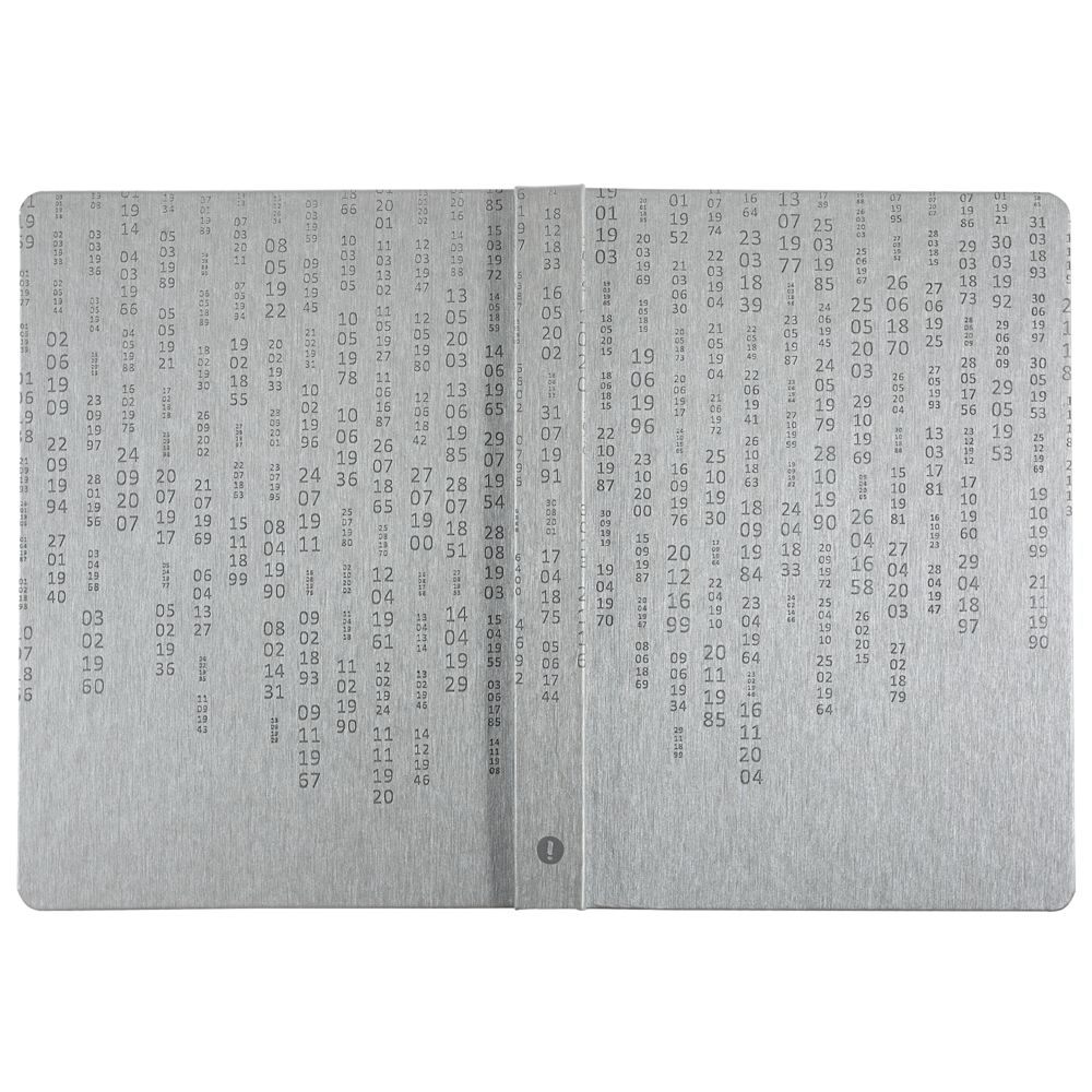 Ежедневник «Исторический», полудатированный, серебро / Миниатюра WWW (1000)