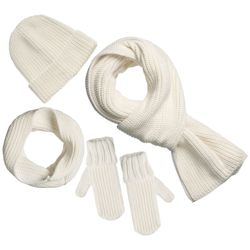 Шарф Nordkyn, белый (молочный) / Миниатюра WWW (1000)