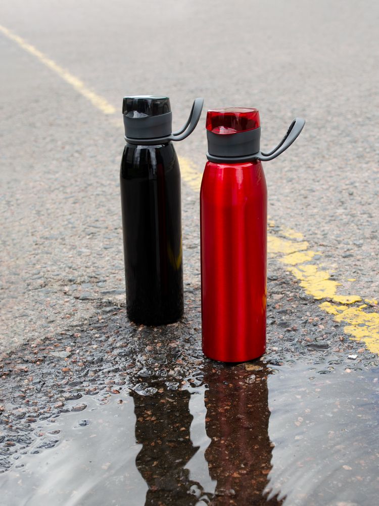 Спортивная бутылка для воды Korver, черная / Миниатюра WWW (1000)