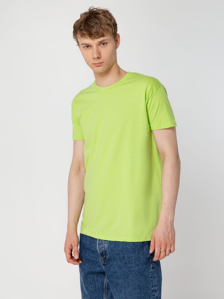 Футболка унисекс Regent 150, лайм / Миниатюра модельного (1000)