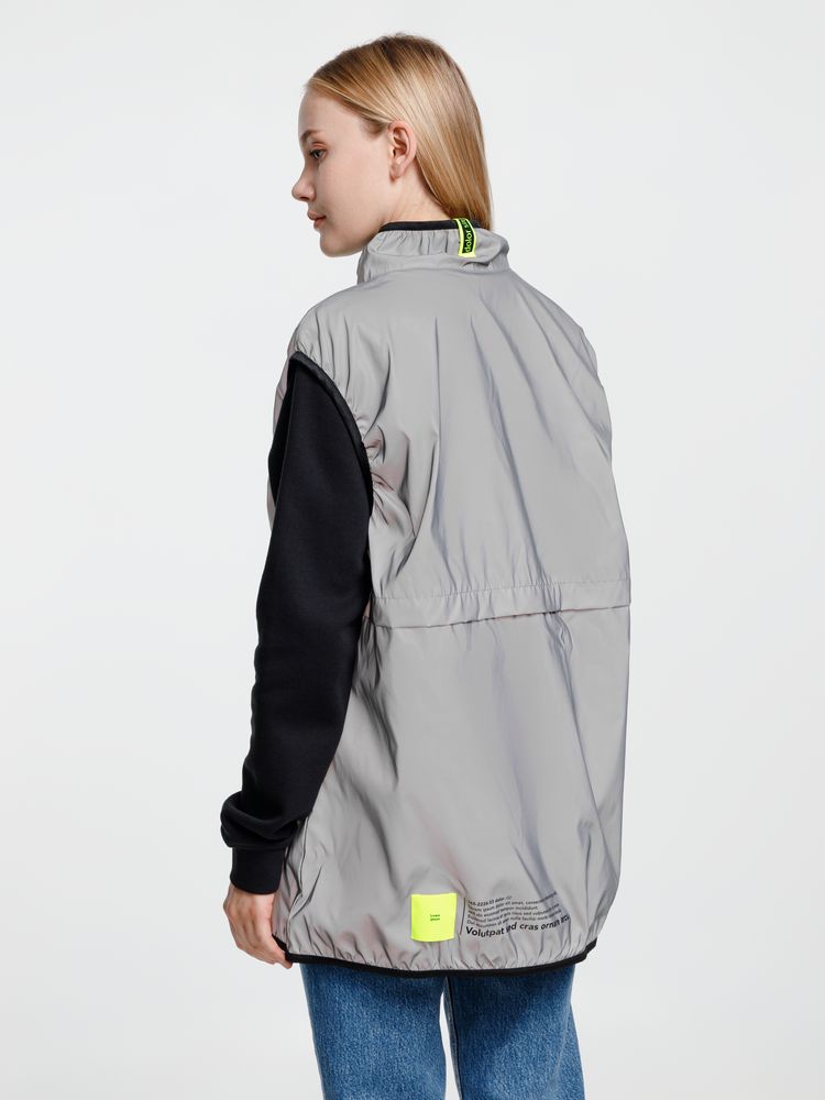 Жилет двусторонний Manifest из светоотражающей ткани, серый / Миниатюра WWW (1000)