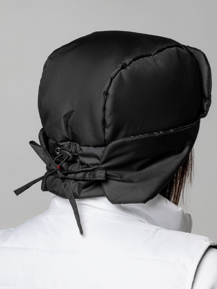 Шапка-ушанка Shelter, черная / Миниатюра WWW (1000)