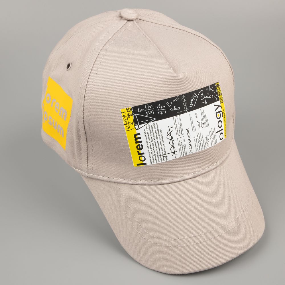 Бейсболка Convention, серая / Миниатюра нанесения (1000)