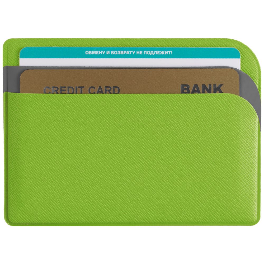 Чехол для карточек Dual, зеленый / Миниатюра WWW (1000)