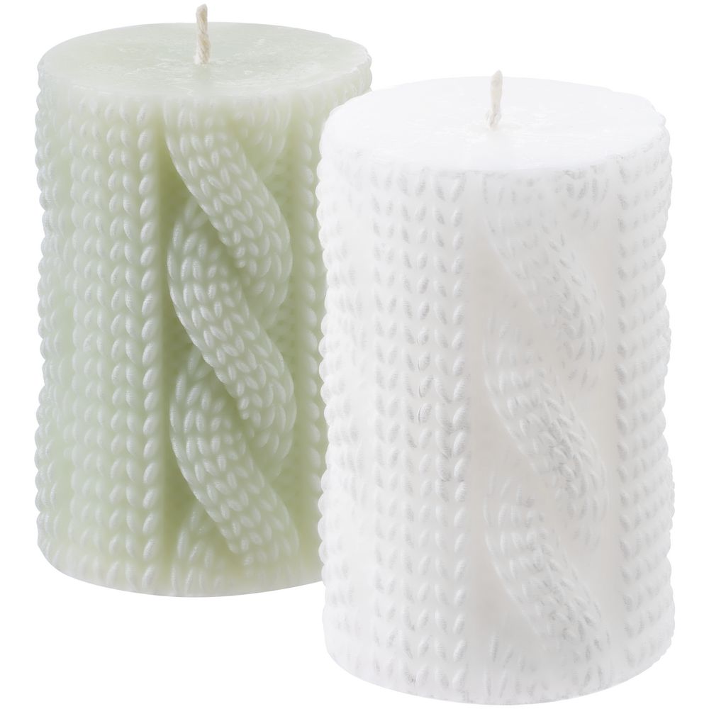 Свеча Homemate Cylinder, зеленая / Миниатюра WWW (1000)