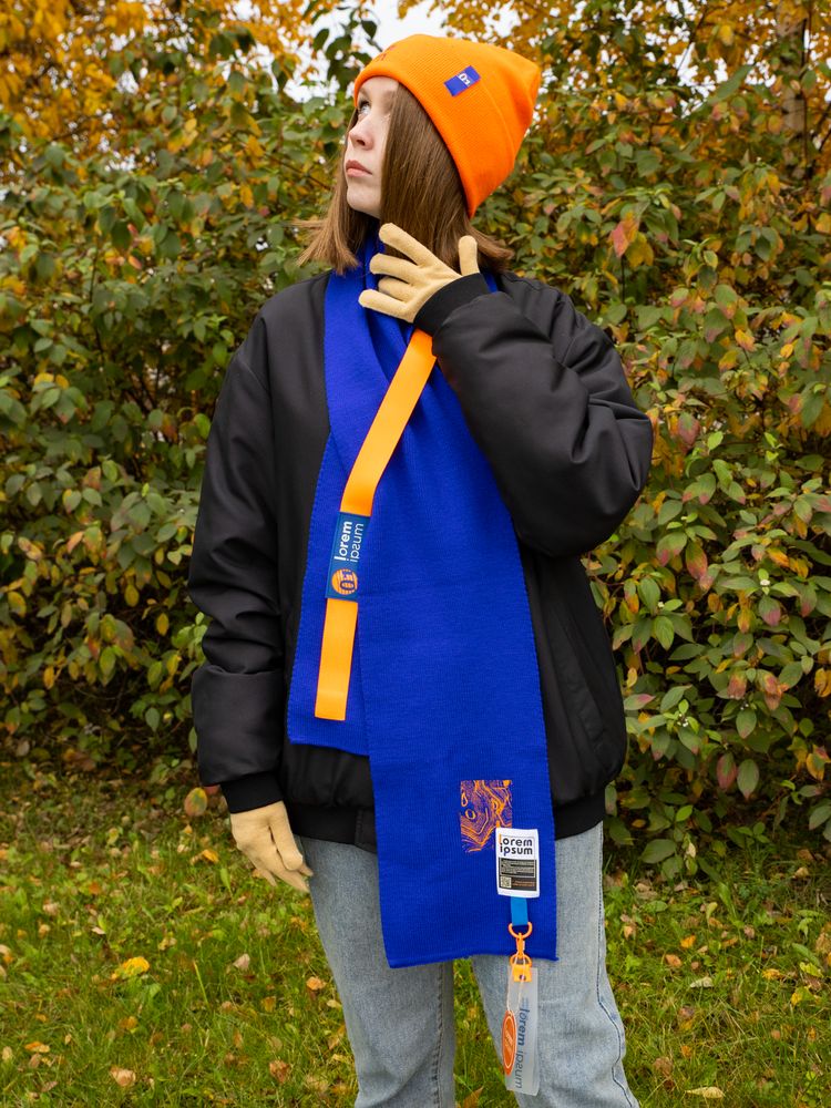 Шарф Urban Flow, ярко-синий / Миниатюра WWW (1000)